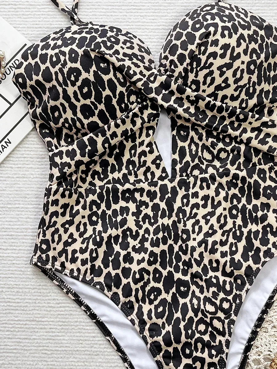 Wrinkled Bra Cup Swimsuits 2025 Female Swimwear One Piece Swimsuit Women Monokini High Cut Bathing Suit Swim Beach Wear Bodysuit