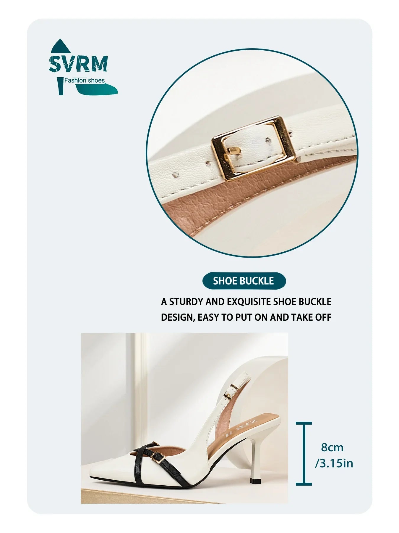 New Solid Color Pointed-toe Buckle-back Empty High-heeled Sandals for Women in Spring/Summer 2026