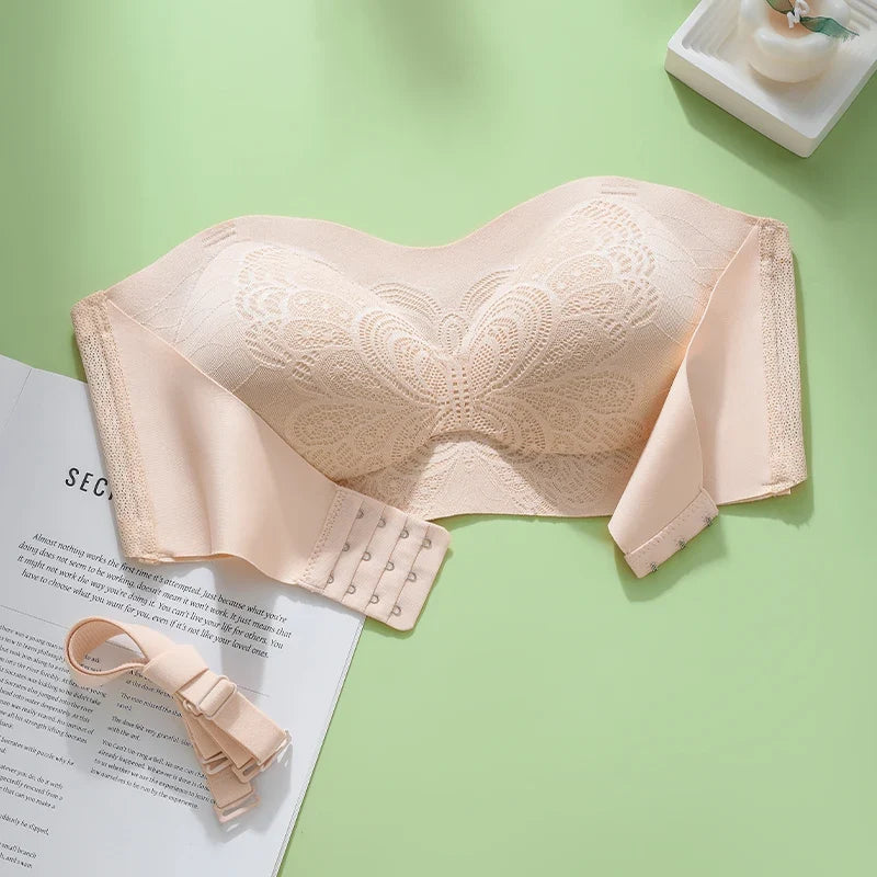 Front Closure Posture Corrector Bras Beauty Back Tops Butterfly Sports Vest strapless Bralette Humpback Correct Tops M-6XL Size