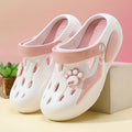 2026 Summer Sandals For Women Platform Shoes Thick Sole Cute DIY Paw Girls Street Beach Slippers Soft EVA Female Fashion Clogs
