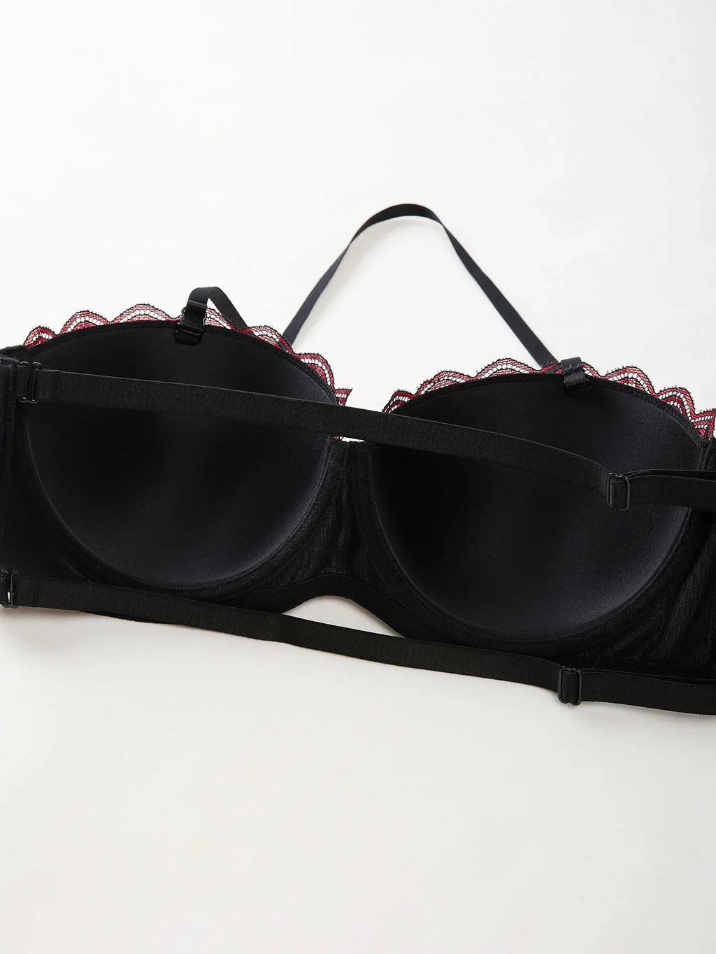 B C D Thin Cup Floral Lace Large Size Bra Side-Breast-Enhancing Silicone Pad Minimizer Push up Comfortable Bra