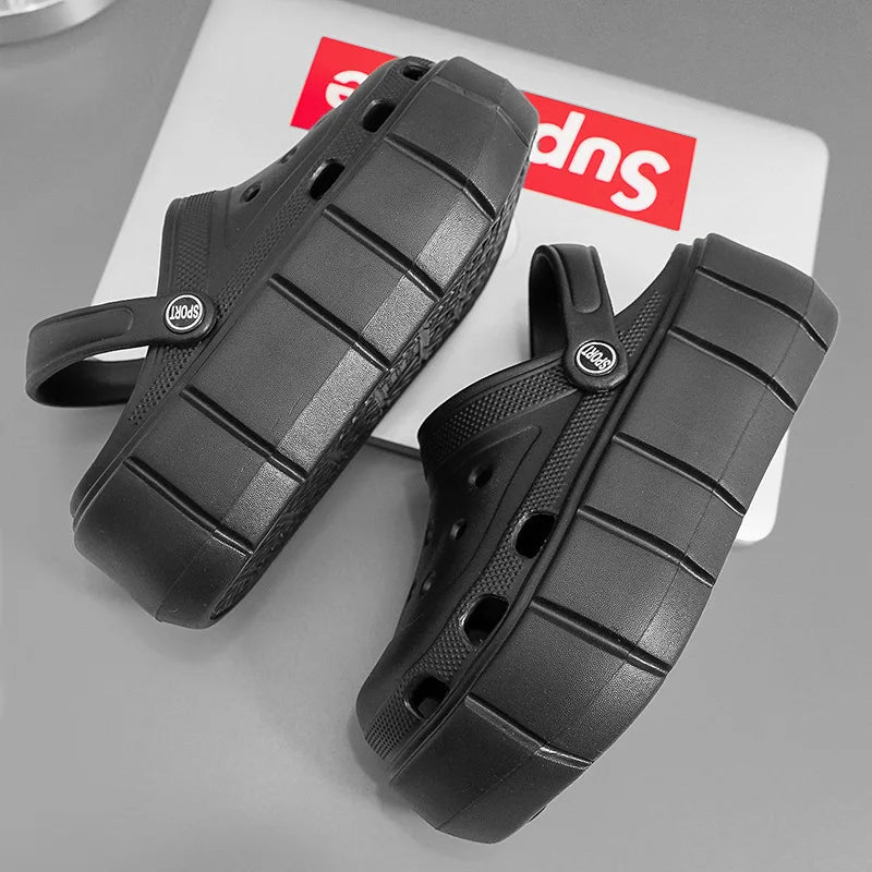 Platform Slippers Summer Women's Sandals 6cm Wedges Ladies Outdoor Clogs Thick Street Beach Slides Girls Flip Flops Garden Shoes