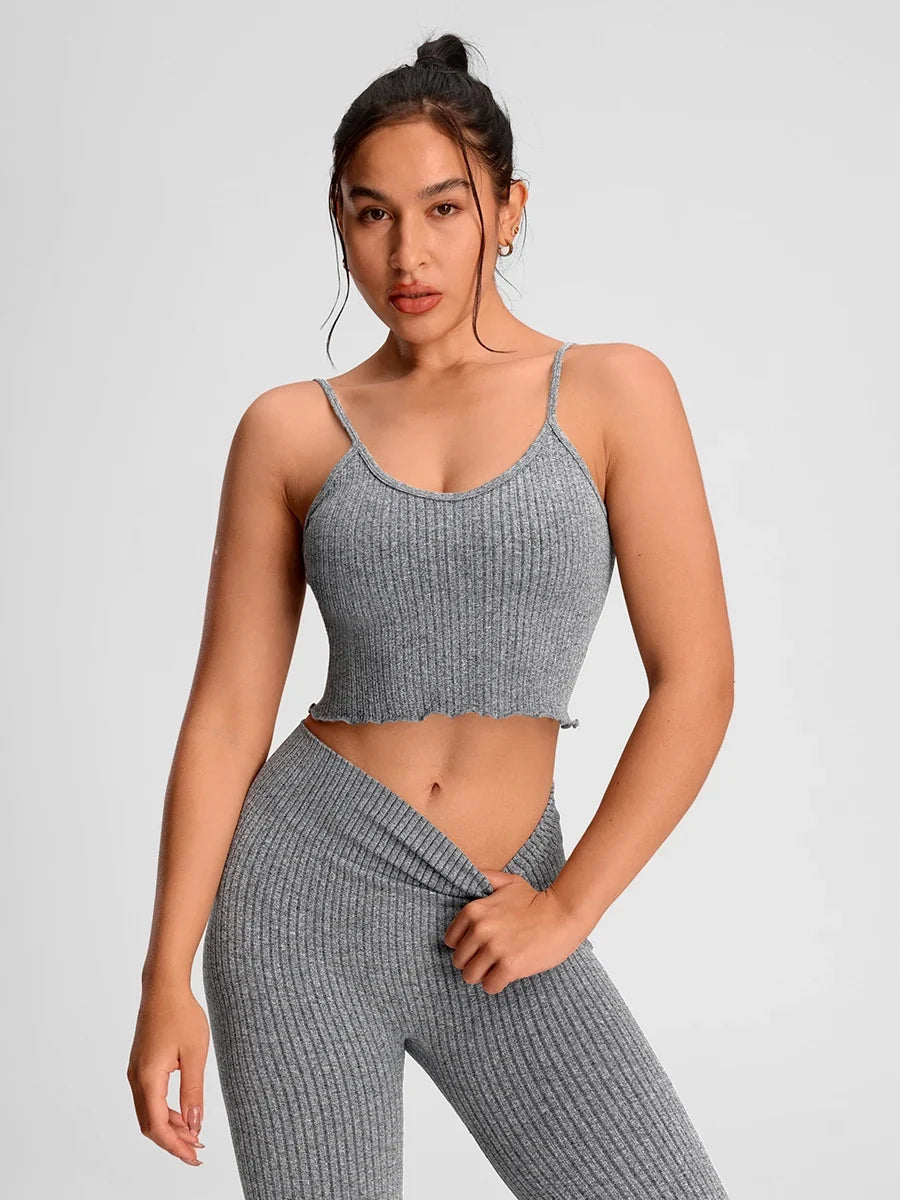 Summer Strappy Tank Tops for Women Vest Sleeveless T-shirts Casual Cami Tops Yoga Tanks Moisture Wicking Seamless Sports Vest