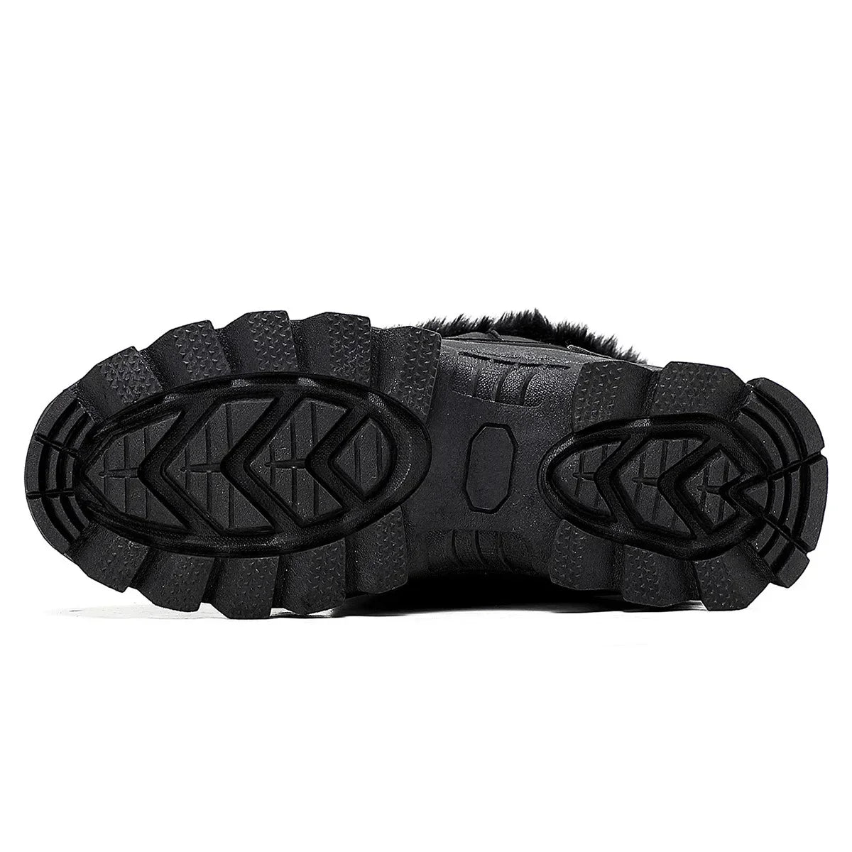 Winter Snow Boots  Women Waterproof Non-Slip Warm Northeast-Style Large Cotton Shoes, Ski , Fleece-Lined,  High-Top Cotton Boots