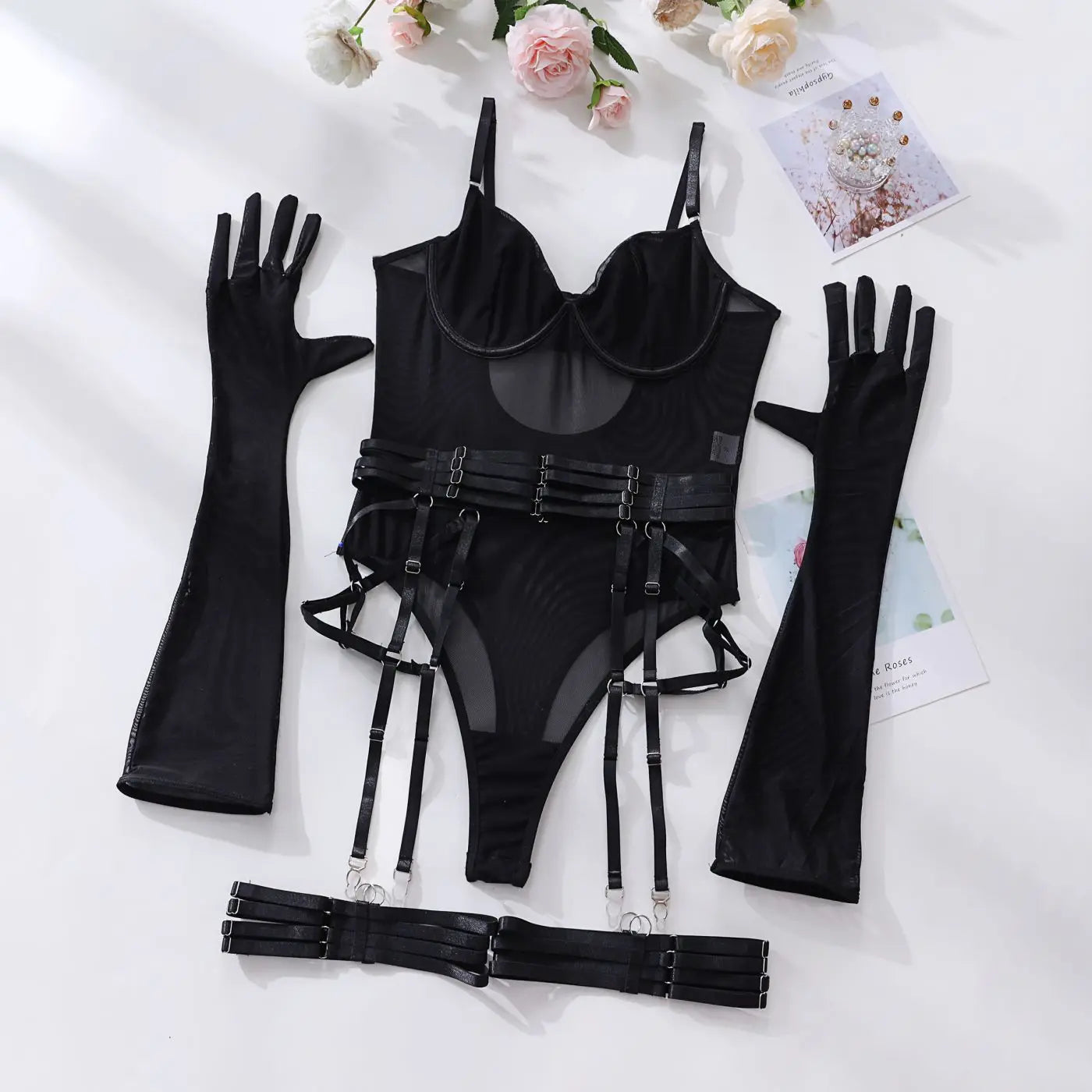 Sexy Lingerie Super Hot Women's Underwear Sets Sexy Ensemble Lingeries Femmes Female Bra Set Erotic Lingerie Woman Pyjama-sets