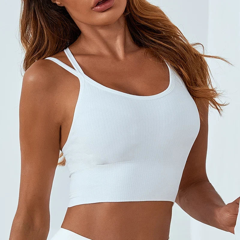 Beautiful back girl's vest with high elasticity no steel ring no chest cushion comfortable bra women's student underwear M033