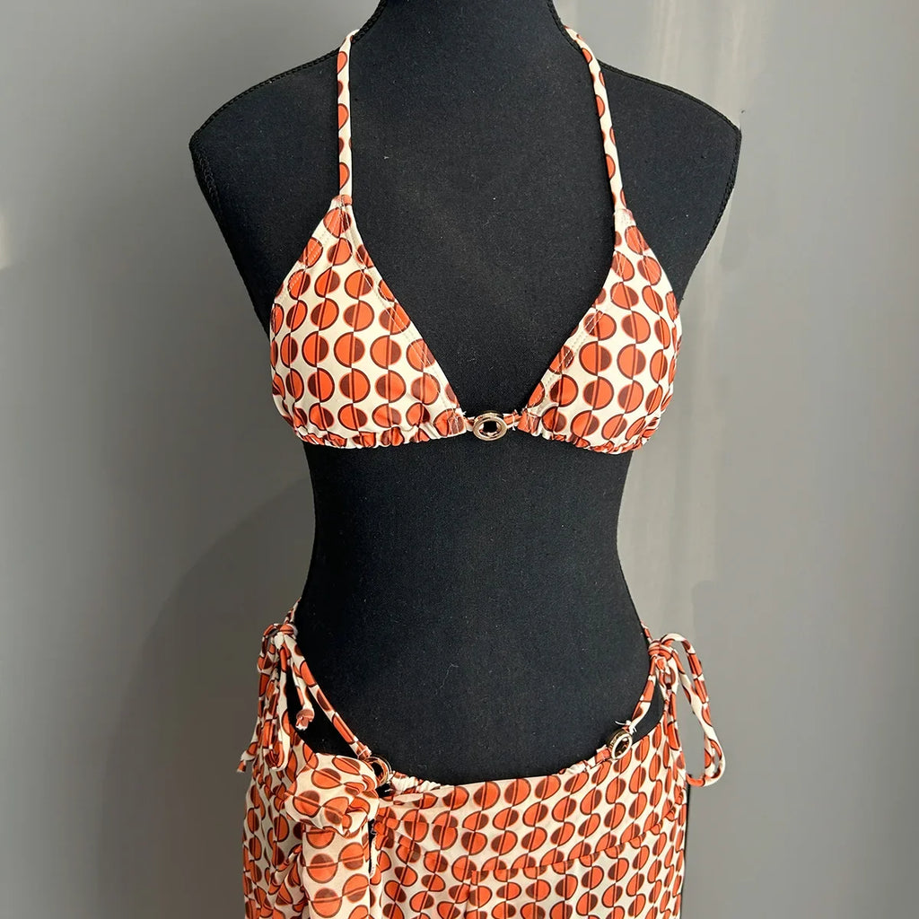 3 Pieces Bikini 2026 Sexy Women Swimsuit Swimwear Female Thong Push Up Bikini Set Beachwear Bathing Suit Swimming Suit Pants