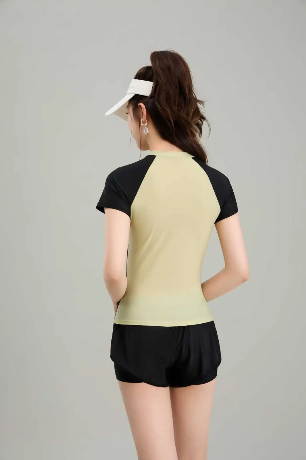 New Split Swimsuit for Women, Conservatively Concealed and Slimming, Swimming Pool Exclusive for Girls' Vacation Swimsuit