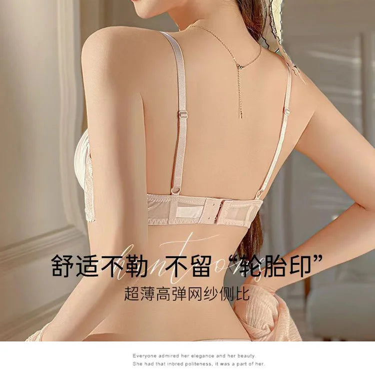 Sheer Lace Teddy Lingerie Set Panty Sexy Bra & Panty Set Ultra Thin Comfortable Summer Wear S-3XL BC Sexy Gift Sexy Tushy MOYISU