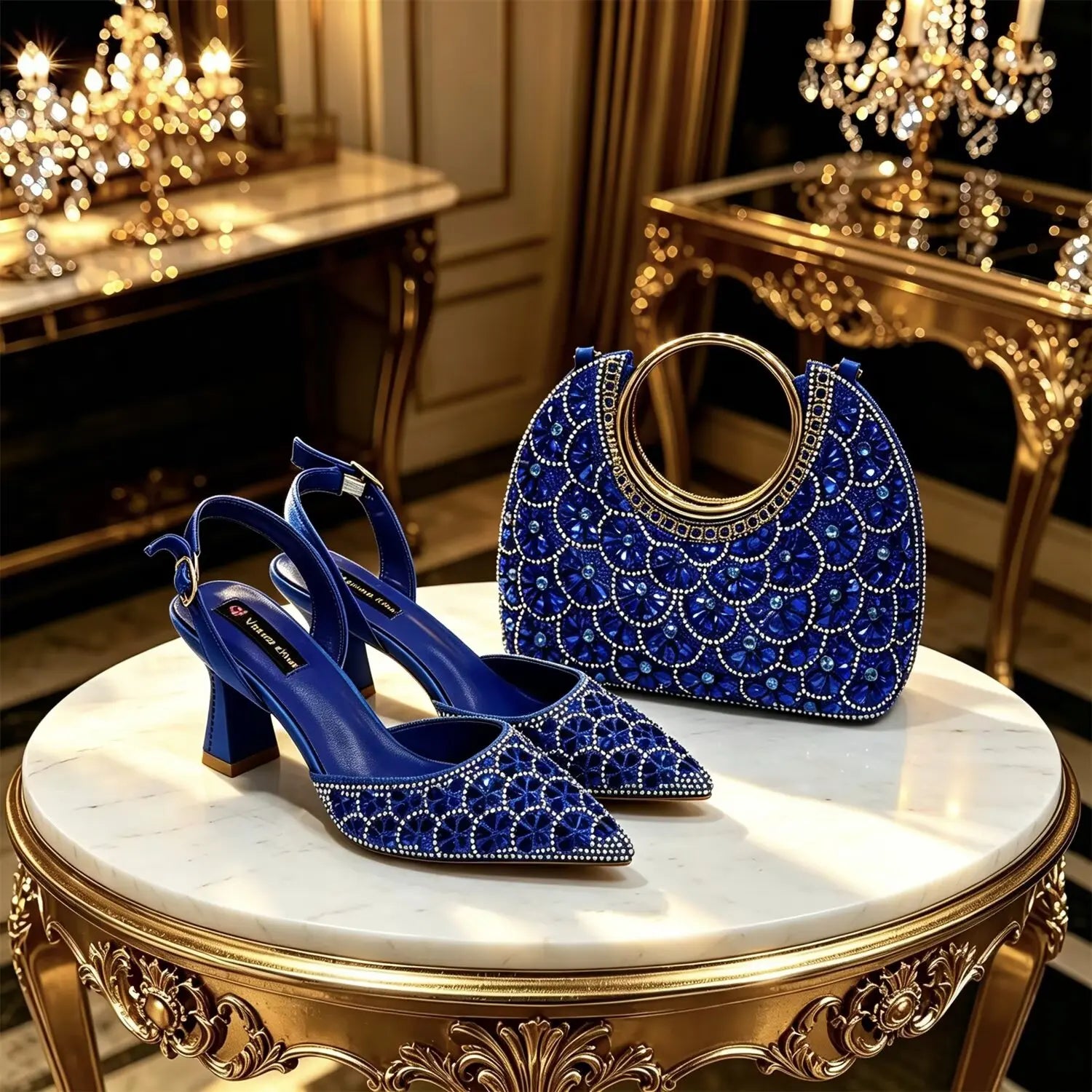 Doershow  fashion High Quality African Style Ladies Shoes And Bags Set Latest silver Italian Shoes And Bag Set For Party HGH1-1
