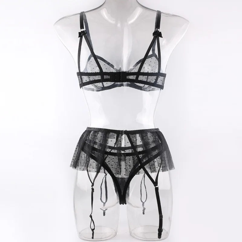 Sexy Erotic Lingerie Woman Lingeries New Women's Underwear Women's Clothing Set Sexiest Bra and Panties Sets Lace Bra & Corset
