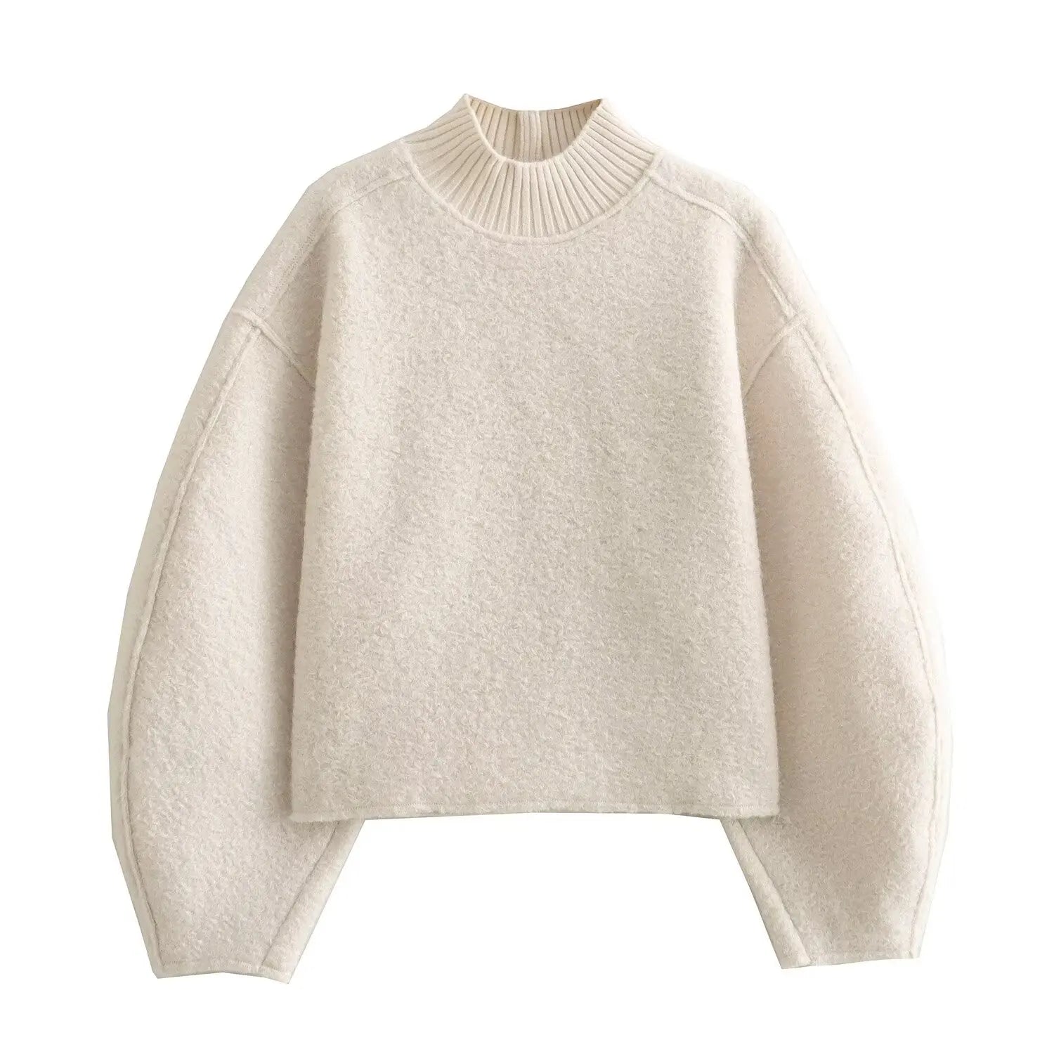 Foridol Turtleneck Fluffy Hoodie for Women Autumn Casual Loose Pullovers Female Basic Fashion Winter Women's Sweatshirts