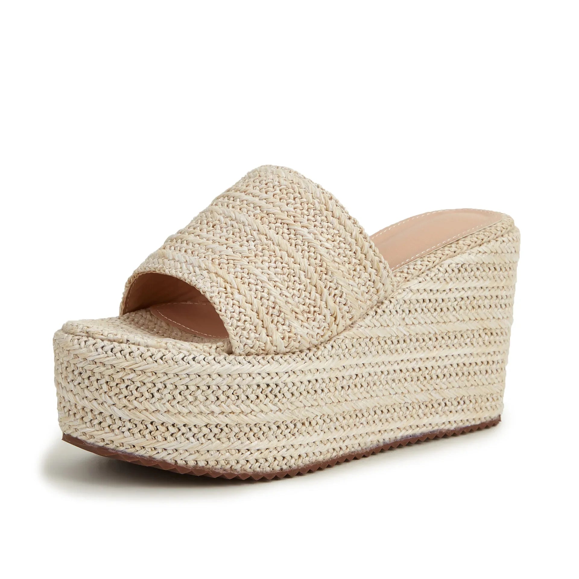 Wedge Sandals for Women Espadrilles Platform Sandals Summer High Heels Slides Outdoor Beach Slippers Slip on Dress Mules Shoes