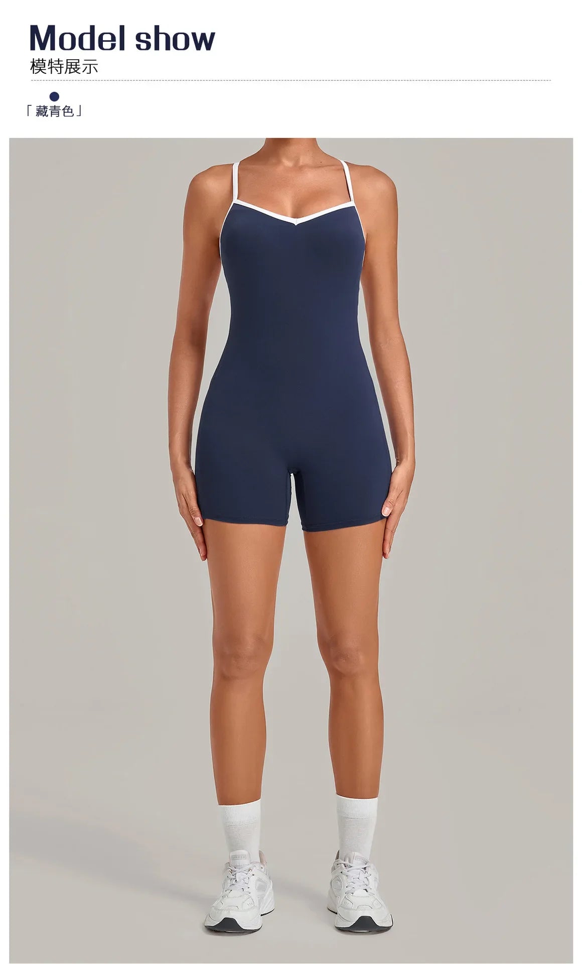 New Tight One-piece Yoga Suit Women Color Contrast Splicing Hollow Back Cross Sports Jumpsuit Outwear Slimming Fitness Bodysuits