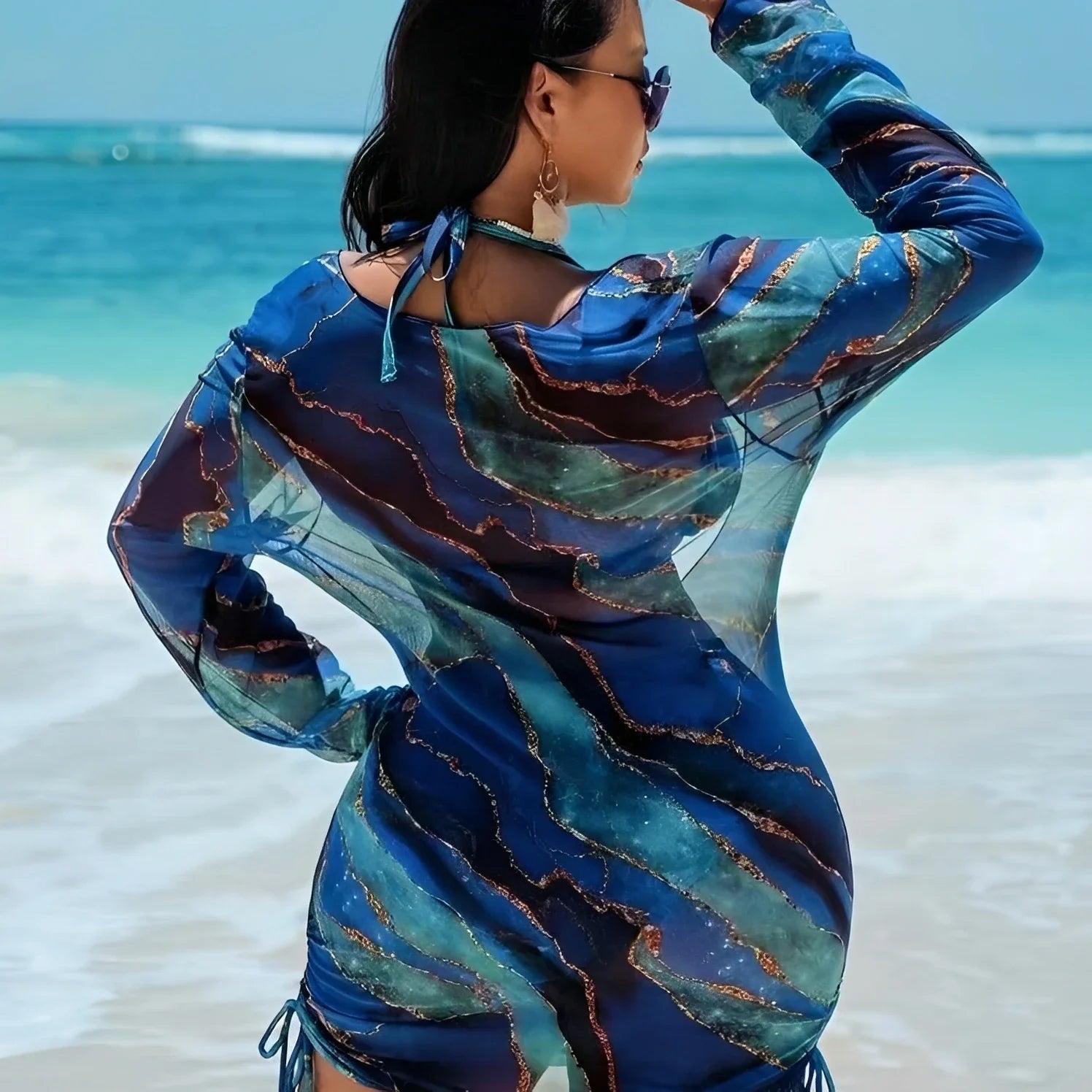 2026 Large Plus Size Bikini High Waist Swimsuit Women With Tops 3 Pieces Swimwear Female Bathers Bathing Swimming Swim Suit  4XL
