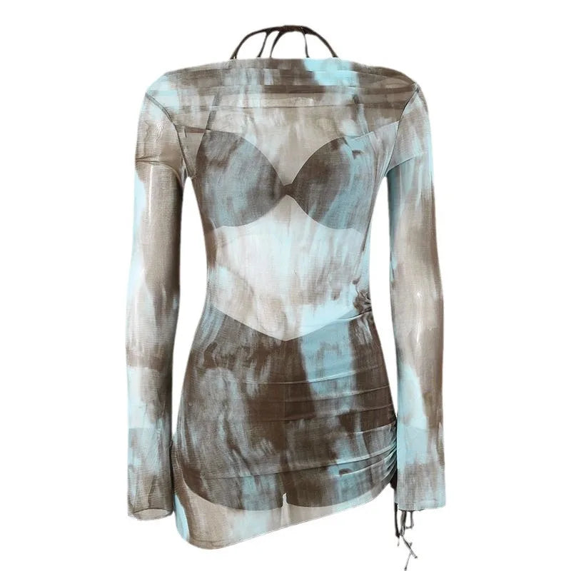 Swimsuit Women's Split Bikini Three Piece Set Sexy Gathering, Covering The Belly Show Off Weight, Soaking in Hot Spring Vacation