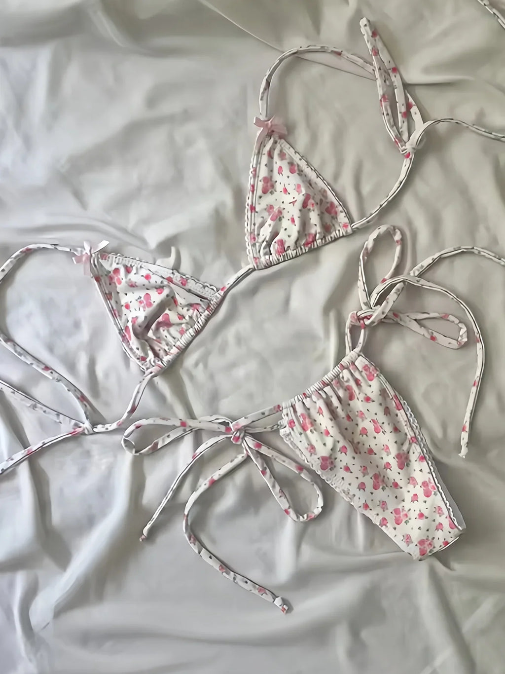 Micro Bikini Push Up Women Swimsuits 2026 Sexy Female Swimwear Brazilian Bikini Set Thong Biquini Swim Suits Print Beachwear