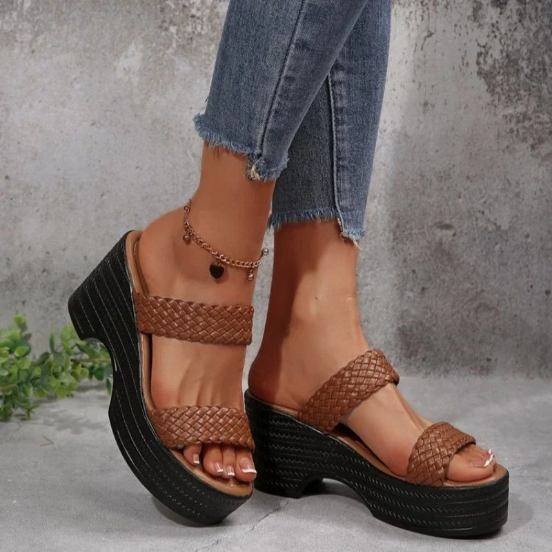 Women Sandals 2026Summer New Outdoor Beach Sandals Comfortable  Wedges Shoes for Women Design Casual Sandals Size 35-42
