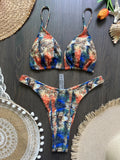 Micro Swimwear Sexy Women's swimsuit String Bikinis Brazilian Bikini Set Print Biquini Bathing Suit Swim Suit Beachwear