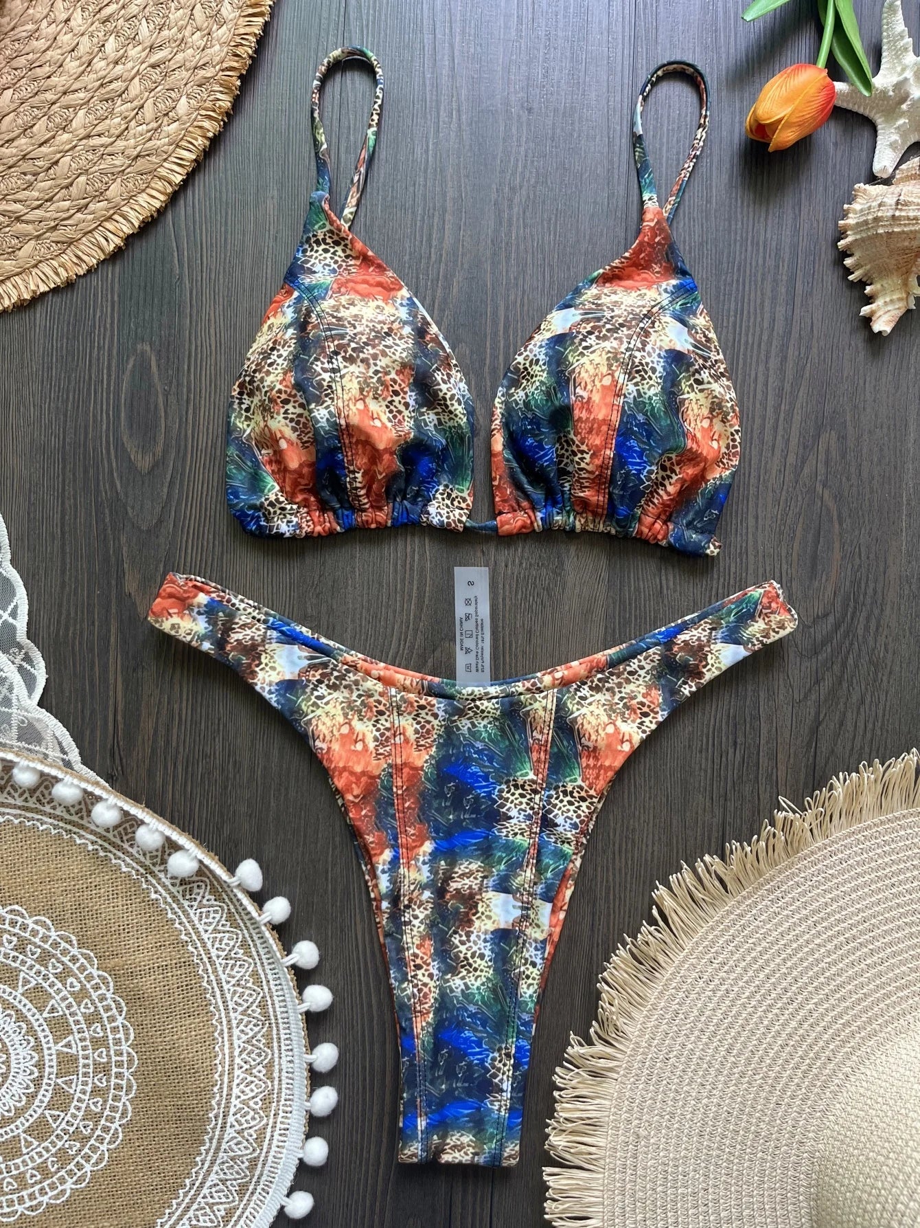 Micro Swimwear Sexy Women's swimsuit String Bikinis Brazilian Bikini Set Print Biquini Bathing Suit Swim Suit Beachwear