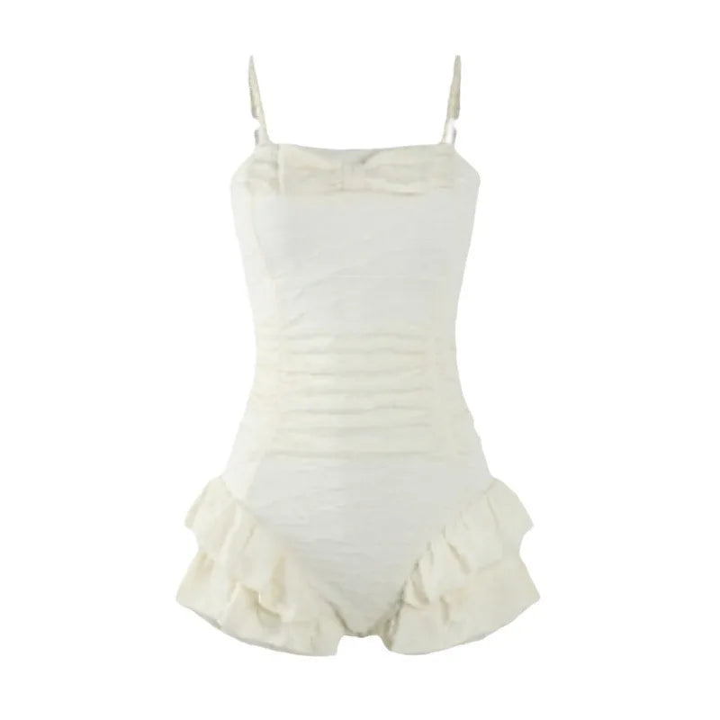 Cute and Conservative Swimsuit for Women, Covering The Belly and Slimming, Gathering Hot Spring Vacation, Fashionable Swimsuit