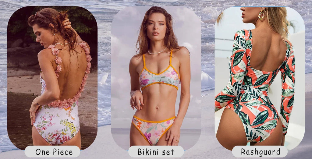 Sexy Swimsuit Bikini 2025 Women Long Sleeve Swimwear Surfing Two Piece Swimsuit Tankini Set Swimming Bathing Suit Beach Wear
