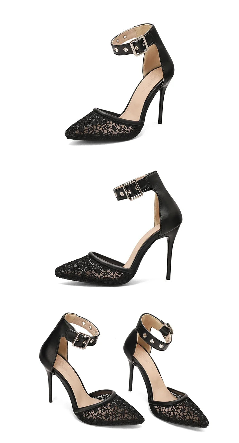 Hot Sale FASHION Big Size 35-47 Shoes Women Sandals Sexy Fashion High Heels 10cm Sandals Sapato Feminino Summer Style Shoes