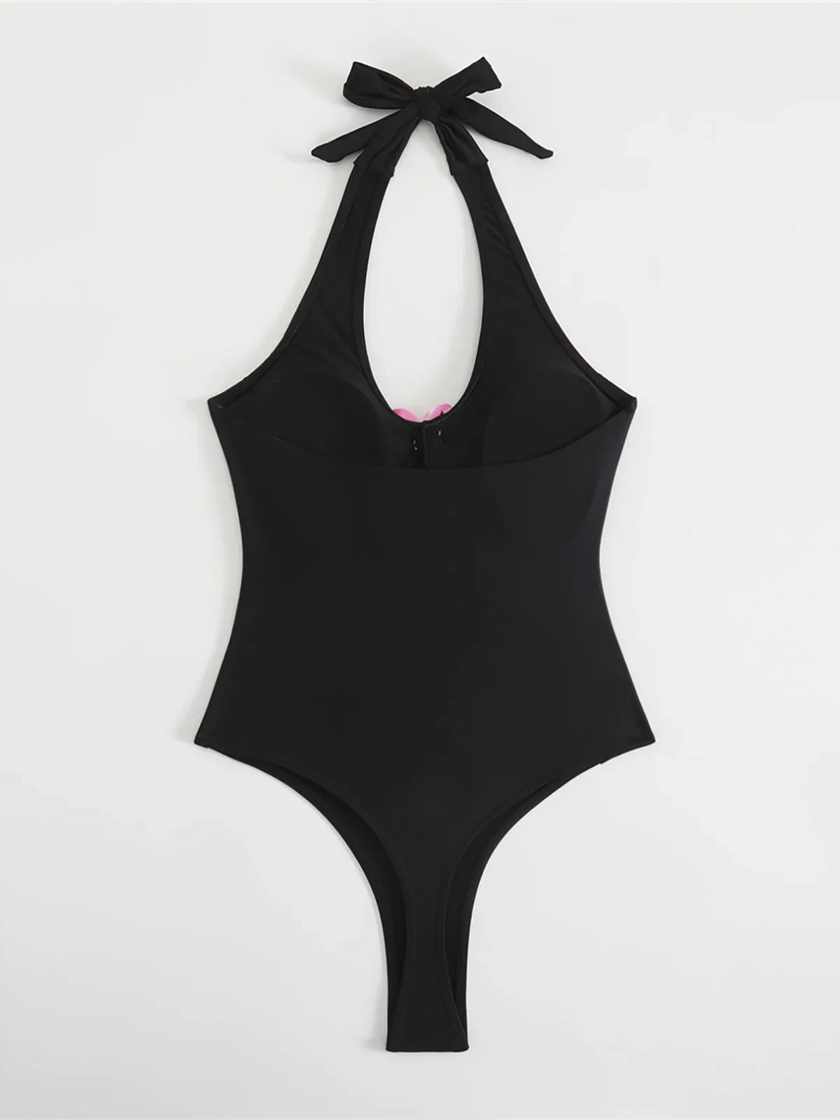 3D Flowers Extreme String Mini Micro Thong Women Swimwear One Piece Swimsuit Female Halter Padded Bather Bathing Suit Swim K7193