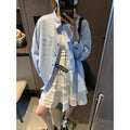 Sweet Korean Style Lace Loose Short Skirt White Tiered Ruffled Mini Skirt Elastic Waist Cute Casual Summer Skirt For Women EHAB