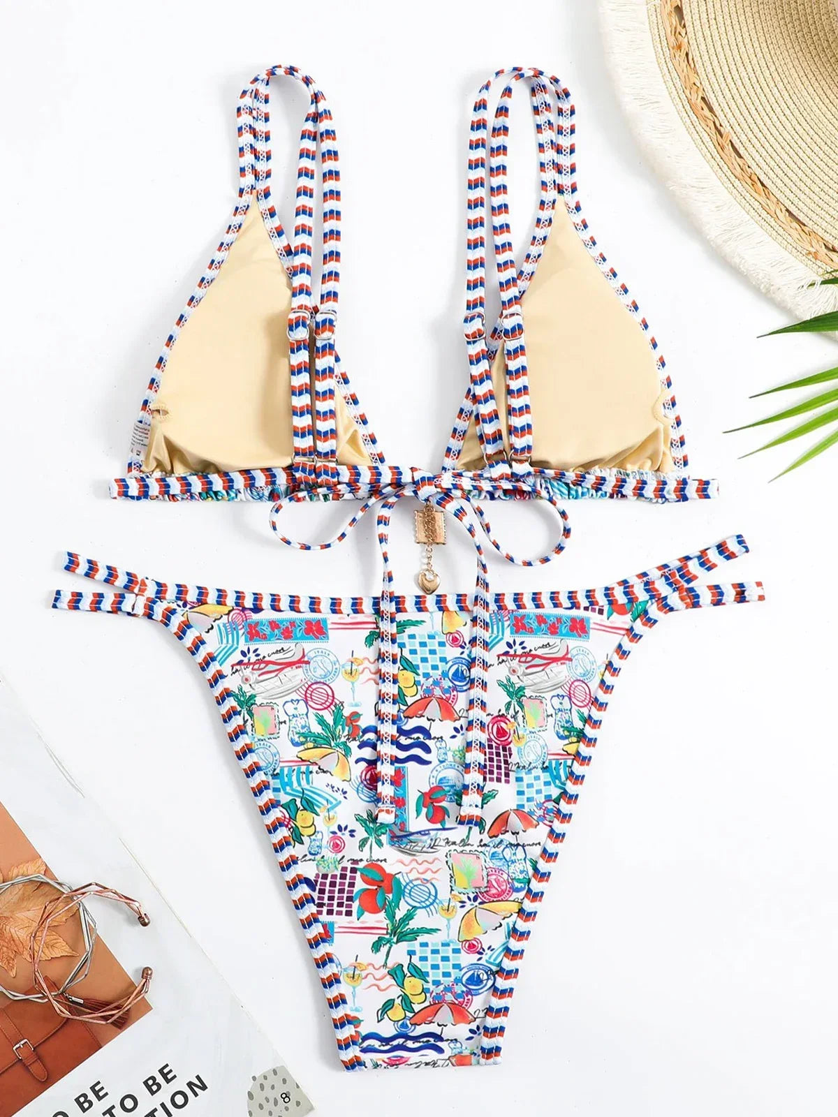 Floral Printed Bikinis 2026 Brazilian Bikini Women Swimwear Female Swimsuit Two-pieces Bikini Set Bathing Suit Swim Beach Wear