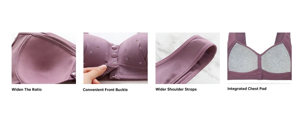 7pcs Elegant Lace Push Up Bras Set, Seamless Breathable Lace Bras for Plus Size Women, All-Day Wear, Multi-Occasion Outfits