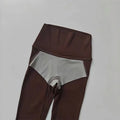 Nude Yoga Leggings Women High Waist One-piece Fitness Wear-free Underwear Belt Pocket Sports Pilates Trousers Fitness Pants