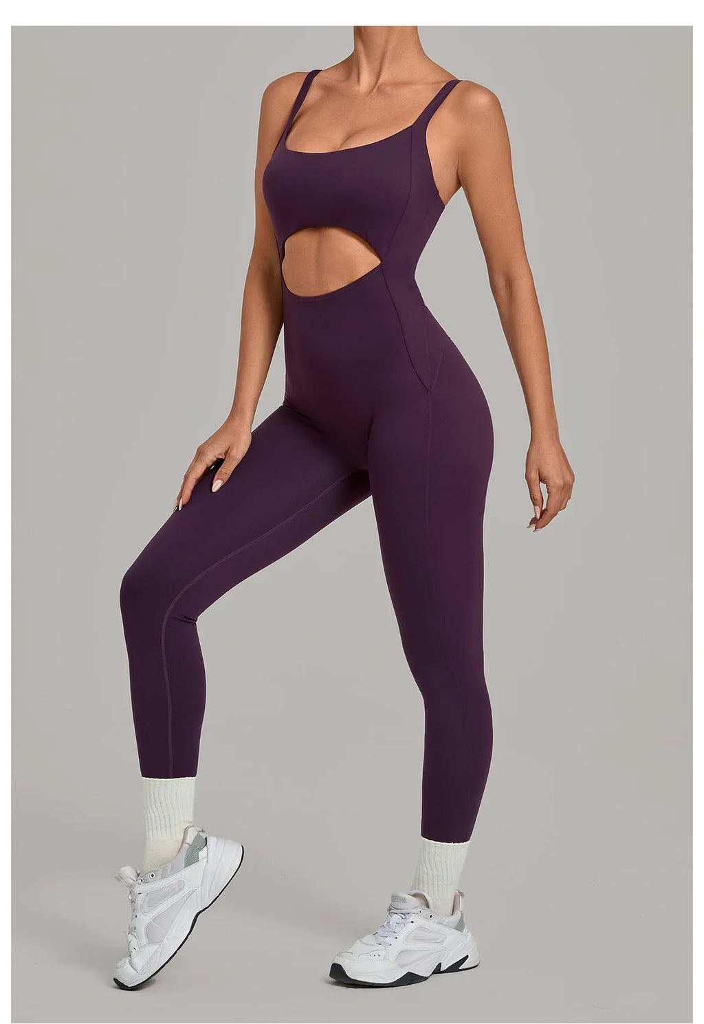 Summer Sports Overalls Women Gym High Stretch Back Zipper Yoga Jumpsuit Tight Hollow Out Slim Hip Lifting One Piece Bodysuit