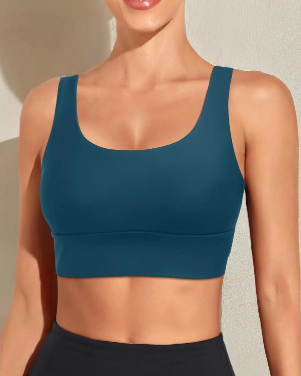 2026 Sport Swim Vest Swimsuit Only Tops Padded Swimwear Women Solid Bathers Bathing Swimming Swim Suit Female