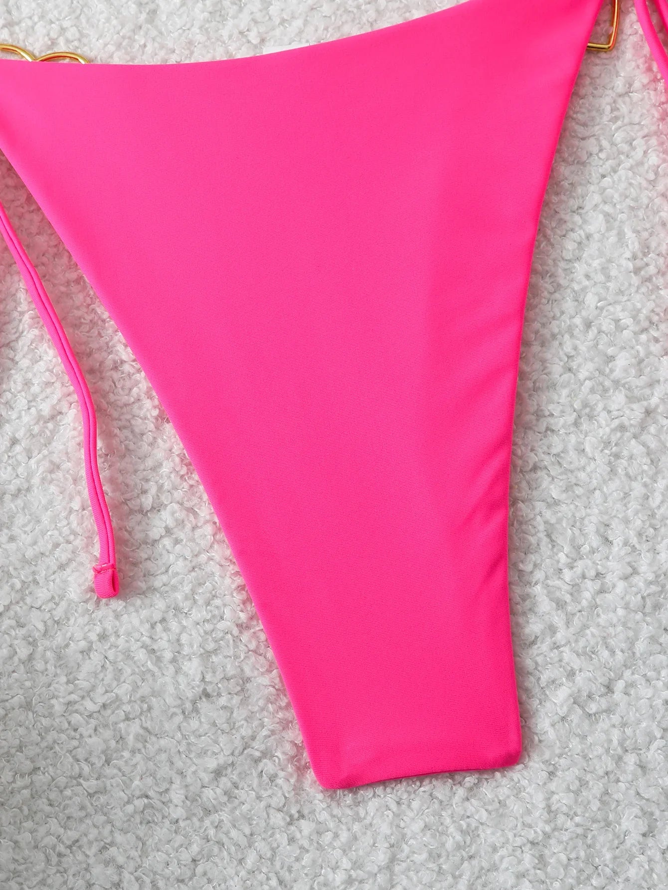 Triangle Halter String Thong Bikinis 2026 Women Sexy Swimsuit Solid Heart Swimwear Female Bathers Bathing Swimming Swim Suit
