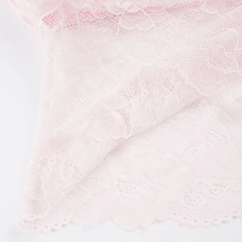 Summer T-shirt lace off-shoulder short-sleeved T-shirt waist fashion versatile top