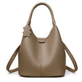 New Trendy Casual Soft PU Women's Handbags Solid Color Large Capacity Female Shoulder Bags Retro Tote Bags For Commute Shopping