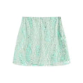 Fashion Floral Sequ Pearl Mini Skirt For Women Summer Vacation Beaded Hip Package Short Skirts Evening Party Lady Beach QH8J