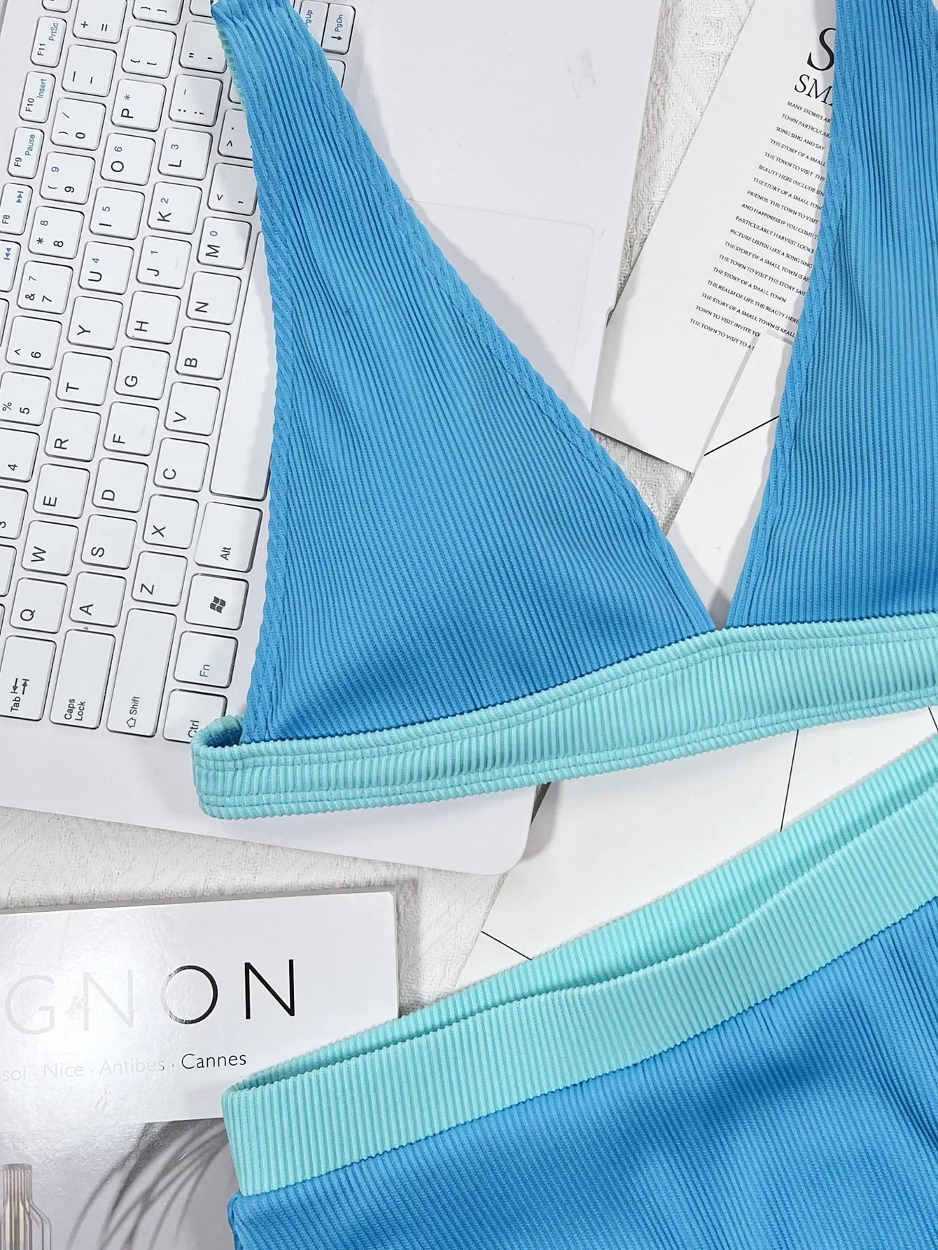 Bikini 2026 Sexy Swimwear Swimsuit Women Blue Patchwork High Waist Bikinis Set Bathing Suit Beach Bikini Female Push Up Biquinis