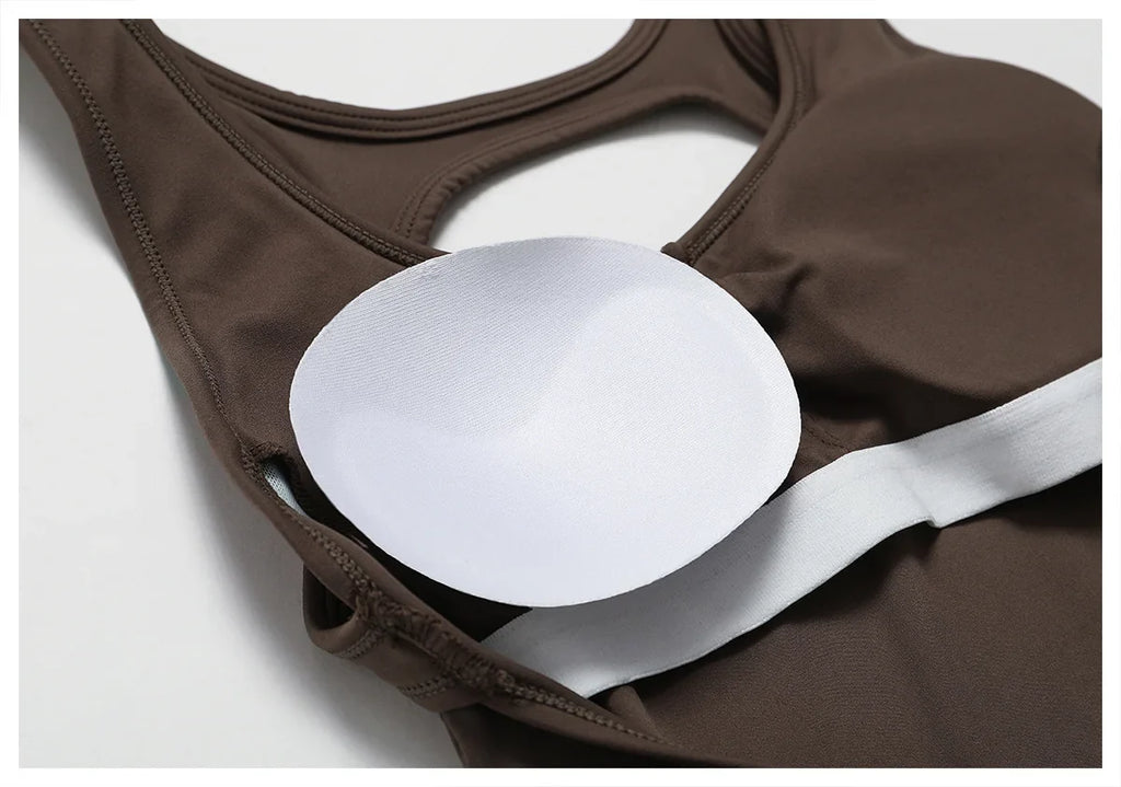 Women Fitness Bodysuit Backless One Piece Yoga Set Jumpsuit Sports Gym Workout Clothes Tights Active Wear Slim Playsuit Female