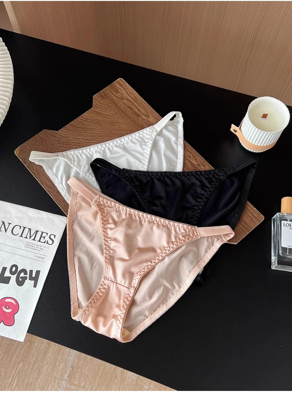 Summer French Triangle Bra Small Bust Beachwear Light Support Front Buckle Adjustable Straps Ultra Thin Bikini Set AU MOYISU AB
