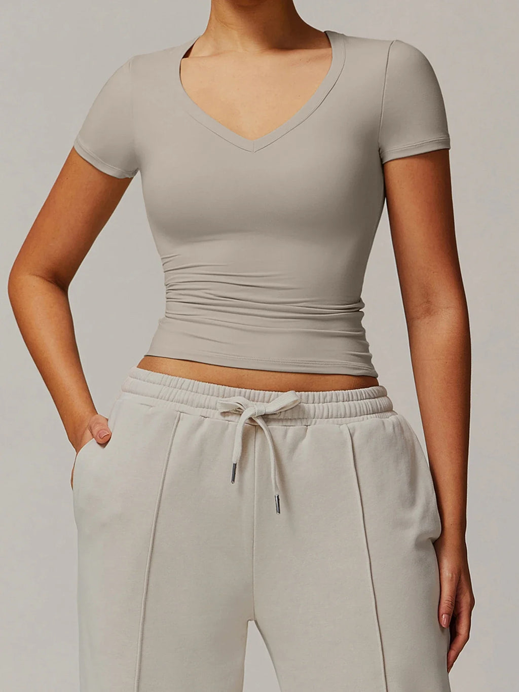 Gym running short sleeved t-shirt fitness bra yoga sportswear women's vest sports top
