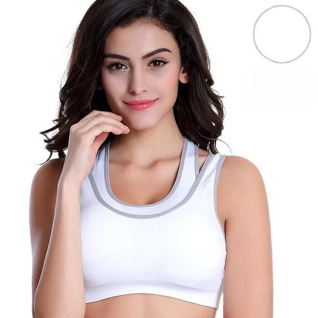 6 Colors Sports Bra Women Cross Hollow Back Gym Jogging Crop Top Female Tops Yoga Fitness Shockproof Vest Sport Bras for Women