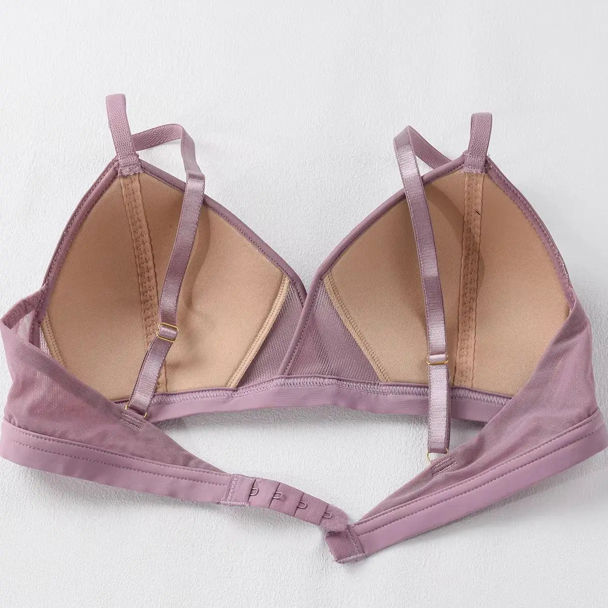 Leisure Triangle Cup Underwear Sexy and Comfortable Bra French wireless bralette breathable stylish bra