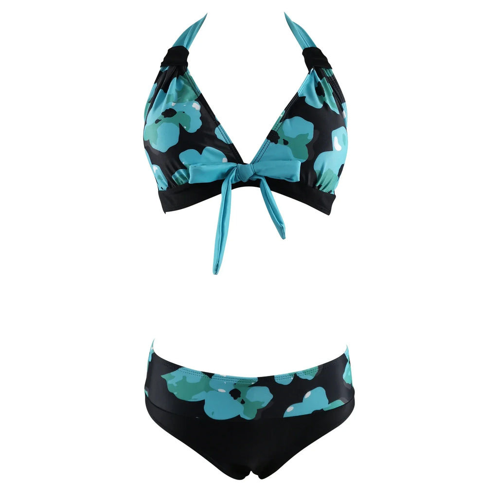 DEKA Women Plus Size Bikini Set Push Up Swimwear Print Biquini Feminino Tankini  Mujer Swimsuit Tanga Swimming Bathing Suit