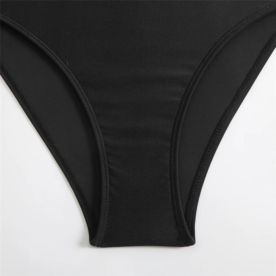 Sexy Halter Bikini 2026 Criss Cross Solid Swimsuit High Waist Swimwear Female Bathers Bathing Swimming Suit Padded Beachwear