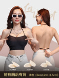 Ladies Backless Thick Padded Push Up Adhesive Strapless Sticky Bra Small Bust Invisible Plunge Bralette Beach Holiday Essential