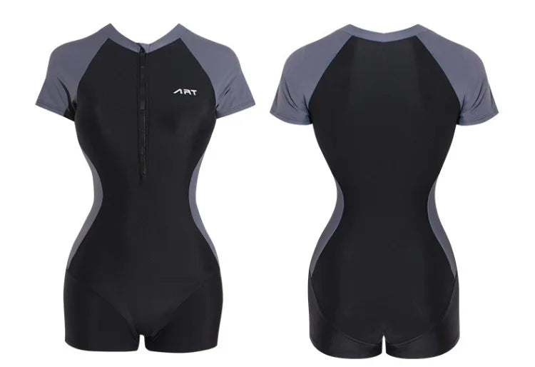 One Piece Swimsuit for Women, Covering The Belly To Make Them Look Slimmer. Flat Angle Pants, Fashionable and High-end Swimsuit