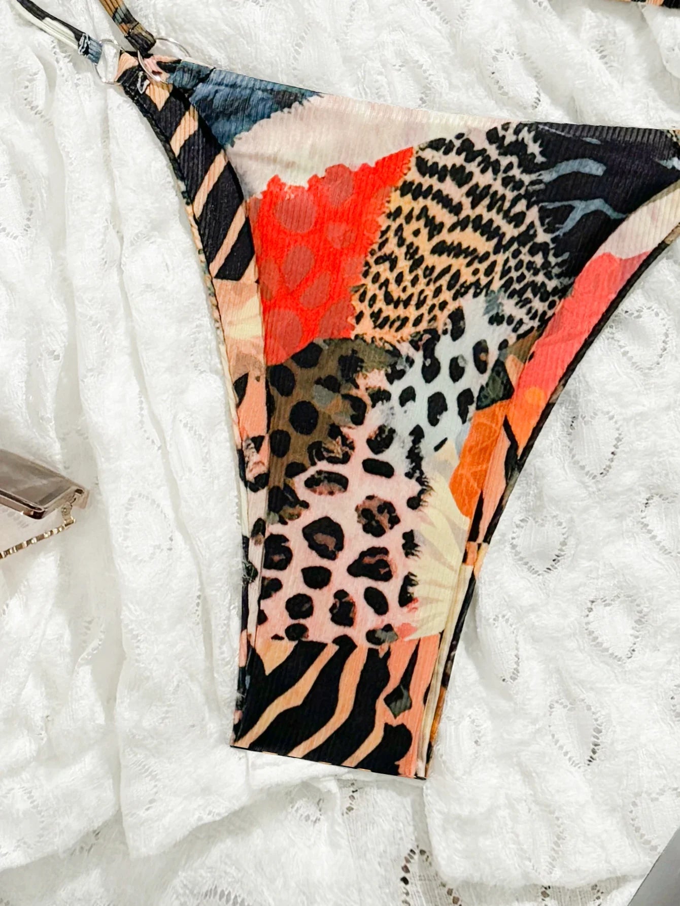 2025 Triangle Bikinis Women Printed Swimwear Female Sexy Leopard Swimsuit Bathers Bathing Swimming Swim Suit Beachwear Summer