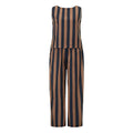 Women’s 2 Piece Summer Pant Outfits Sleeveless Plaid/Stripes Print Tank Tops + Pants Set Casual Streetwear